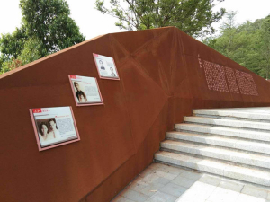 福州耐候钢挡土墙